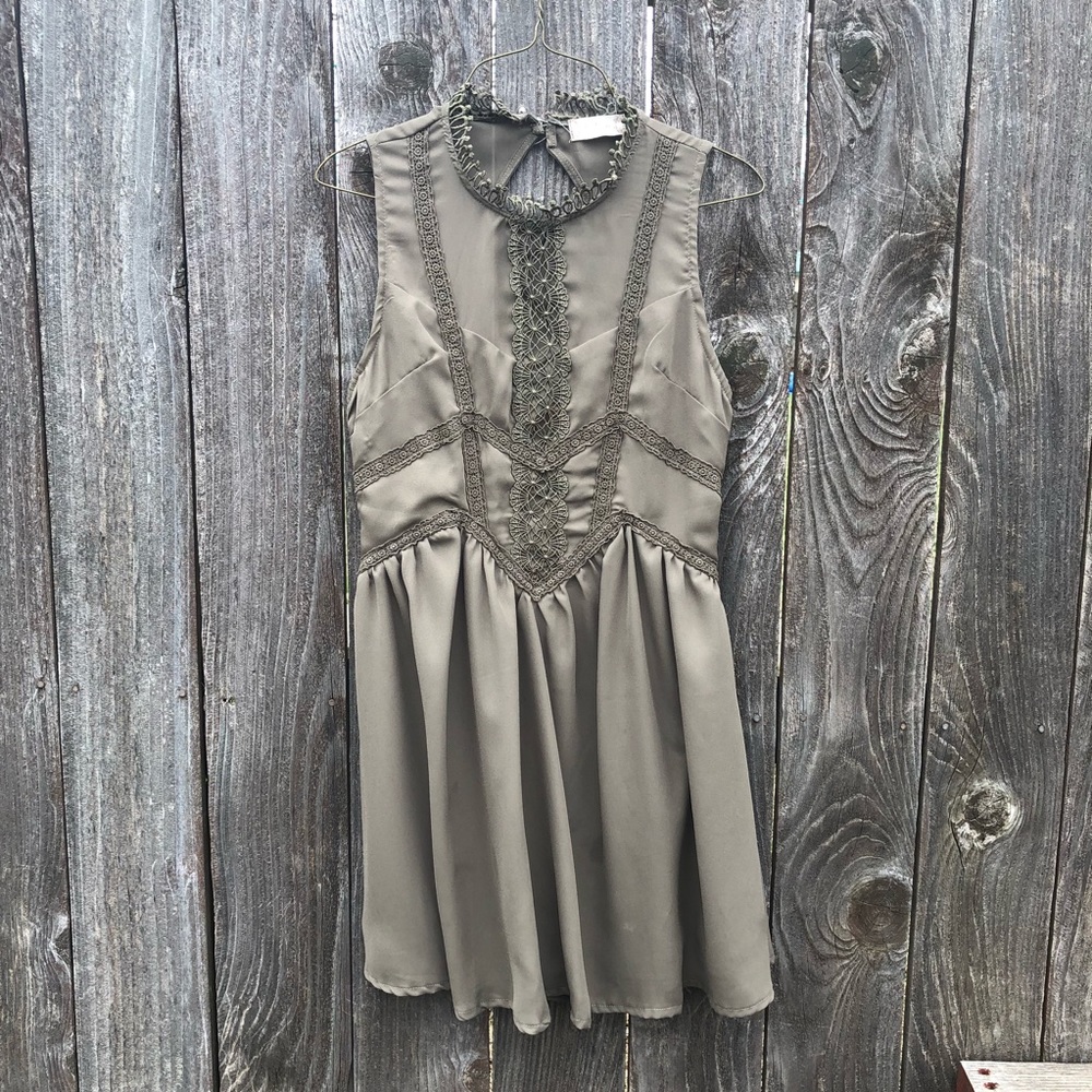 Olive Green Altar’d State Dress
